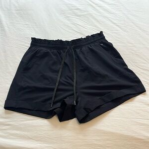 Black athletic shorts